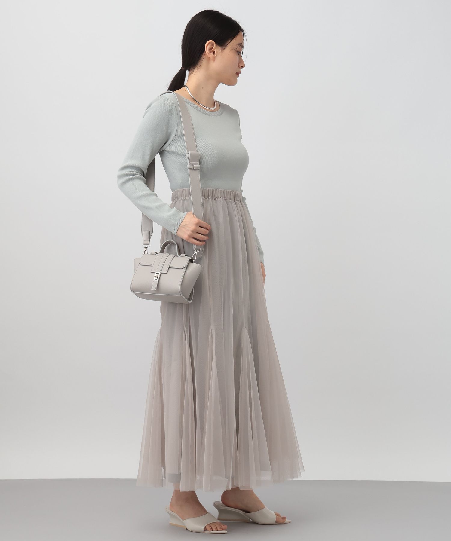 A part by 「ニットドッキングコクーンワンピース」|ワンピース|