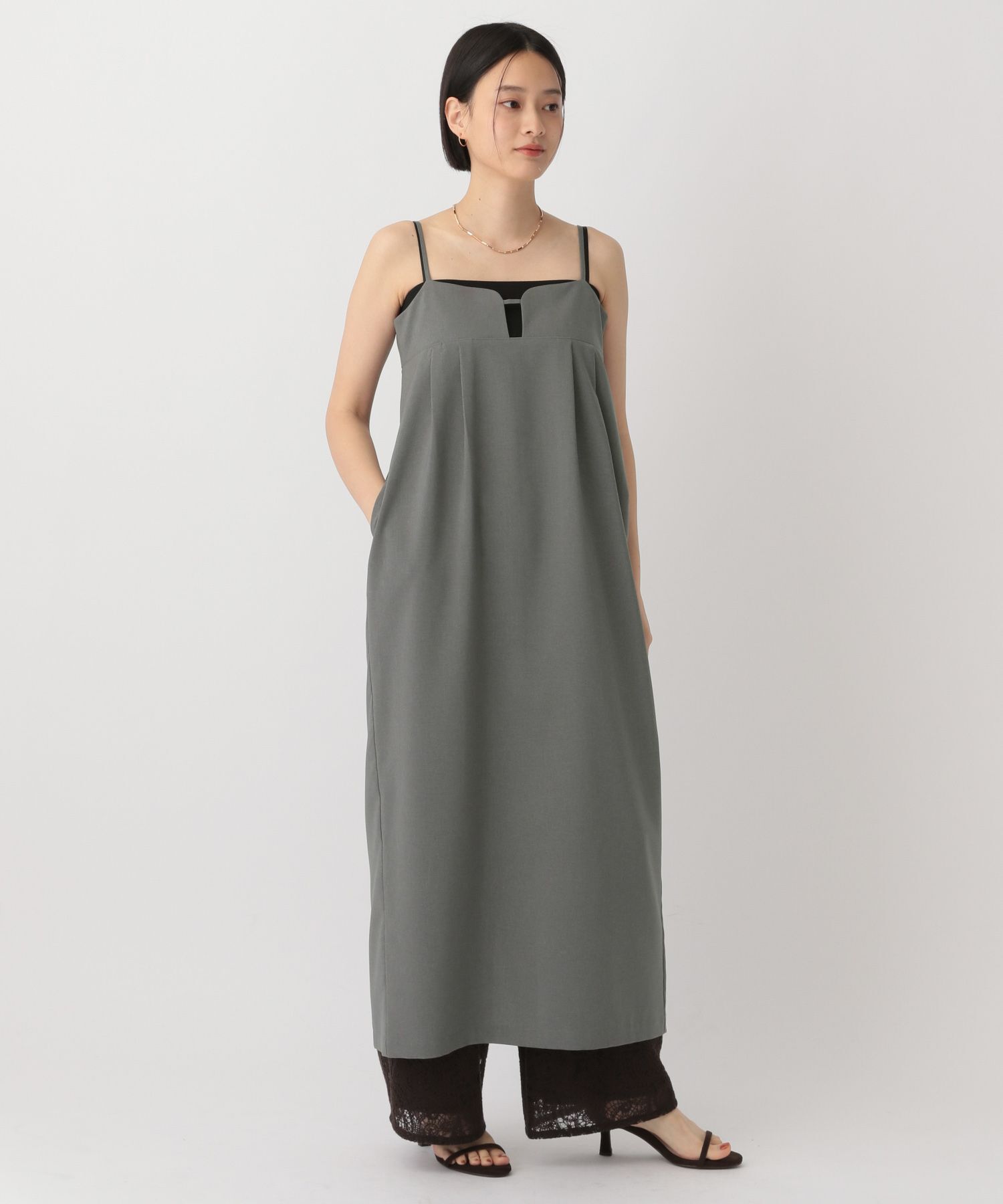 A part by 「コクーンキャミワンピース」|ワンピース|グレー