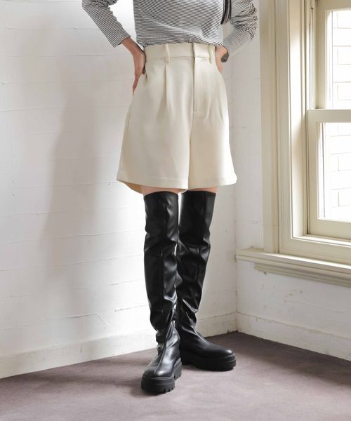 LOWRYS FARM「ウールライクタックショートパンツ」|その他|NTL