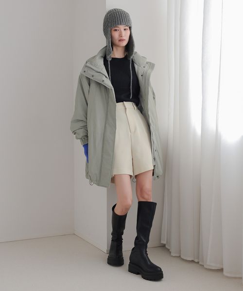 LOWRYS FARM「ウールライクタックショートパンツ」|その他|