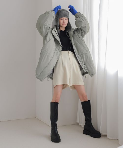 LOWRYS FARM「ウールライクタックショートパンツ」|その他|