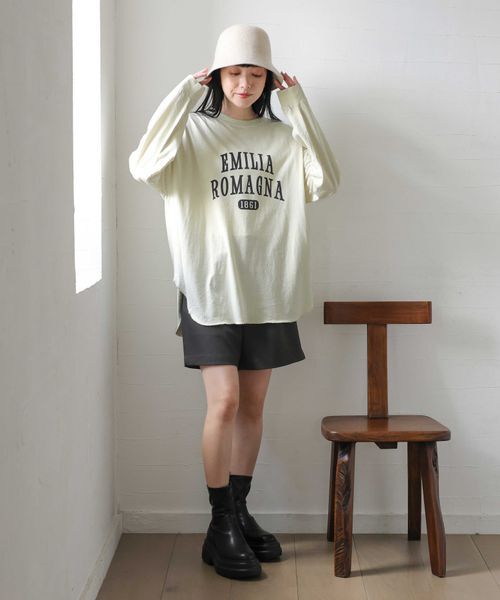 LOWRYS FARM「ウールライクタックショートパンツ」|その他|