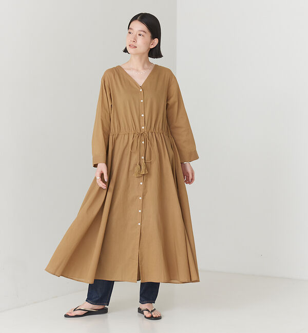 collex「【セットアップ対応】コットンボイルガウンワンピース」|ワンピース|