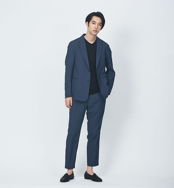ABAHOUSE「【FLAT TECH】2ボタン イージー ジャケット」|テーラードジャケット|