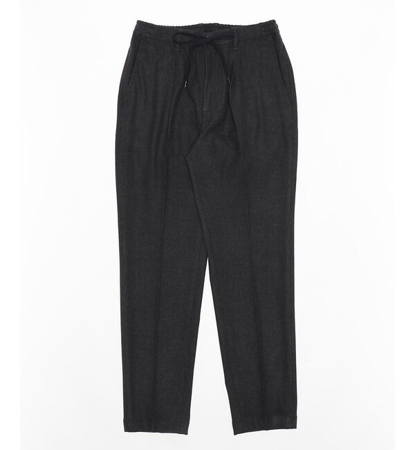 ABAHOUSE「【機能素材使用】プレスウォーム ウールライク スラックス」|その他|ネイビー