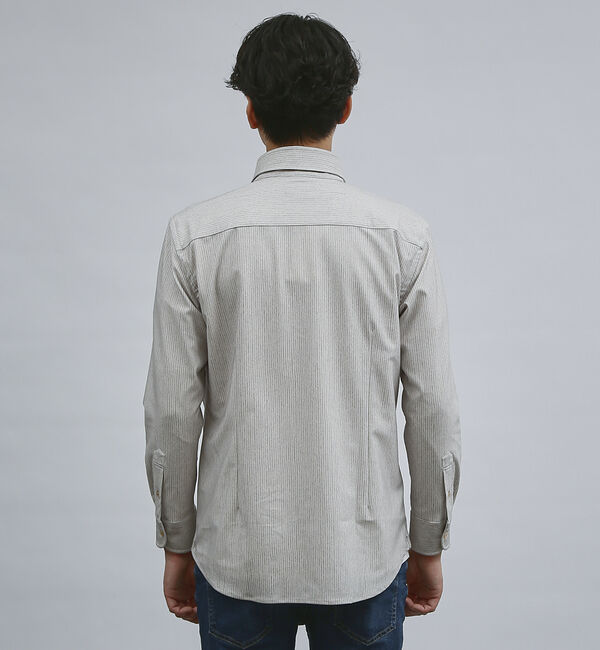 ABAHOUSE「【FLEX SHIRTS】マルチストレッチ コールフェイス シャツ」|シャツ・ブラウス|