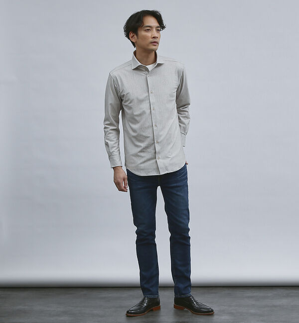 ABAHOUSE「【FLEX SHIRTS】マルチストレッチ コールフェイス シャツ」|シャツ・ブラウス|