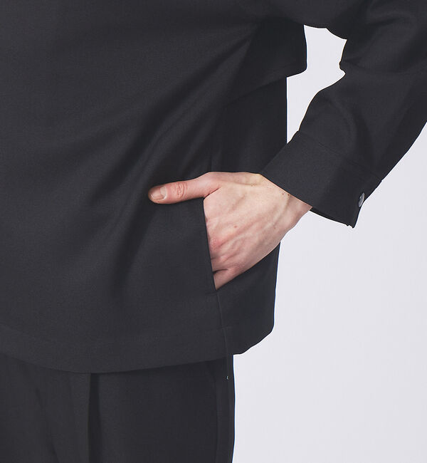 ABAHOUSE「【セットアップ対応】ポリカルゼ ジップブルゾン」|ブルゾン・スタジャン|