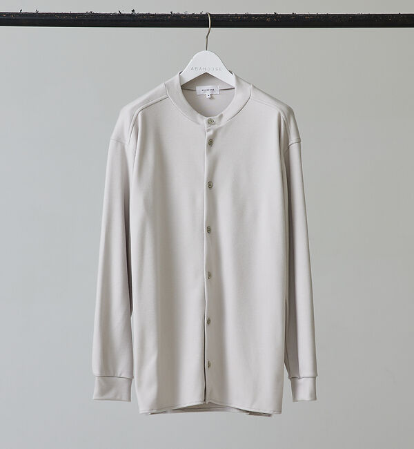 ABAHOUSE「【ストレッチポンチ】ハイネック シャツカーディガン」|カーディガン|