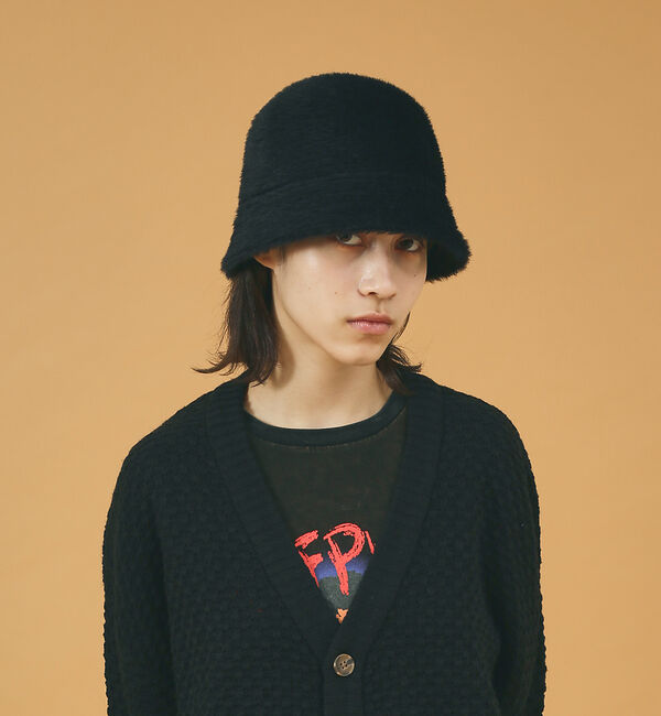 ABAHOUSE「【RUBEN/ルーベン】SHAGGY THERMO BUCKET/シャギーサーモ」|その他|ブラック