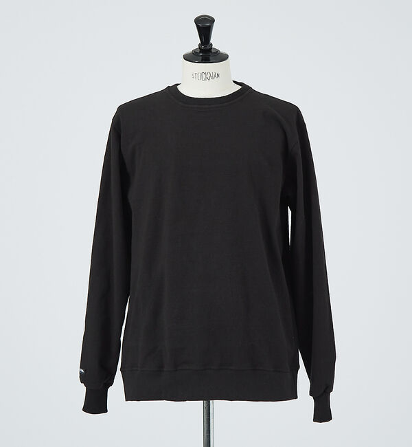 ABAHOUSE「【BARBARIAN / バーバリアン】ライトウエイトCREW NECKロングス」|Tシャツ・カットソー|ブラック