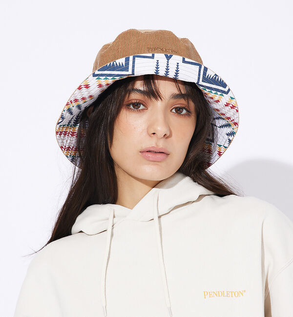 ABAHOUSE「WEB限定【PENDLETON /ペンドルトン 】 CORDUROY HAT」|その他|ベージュ