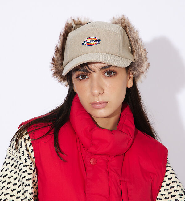 ABAHOUSE「【DICKIES/ディッキーズ】EX FUR EARMUFF JET CAP/耳」|その他|ベージュ