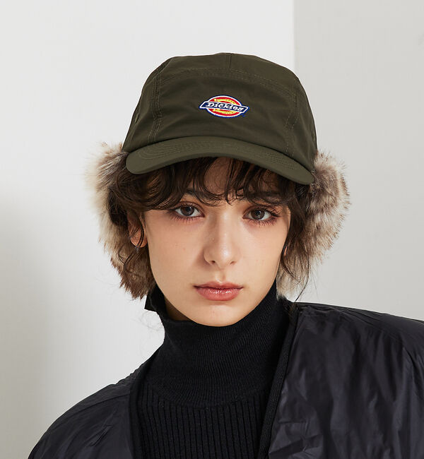 ABAHOUSE「【DICKIES/ディッキーズ】EX FUR EARMUFF JET CAP/耳」|その他|カーキ