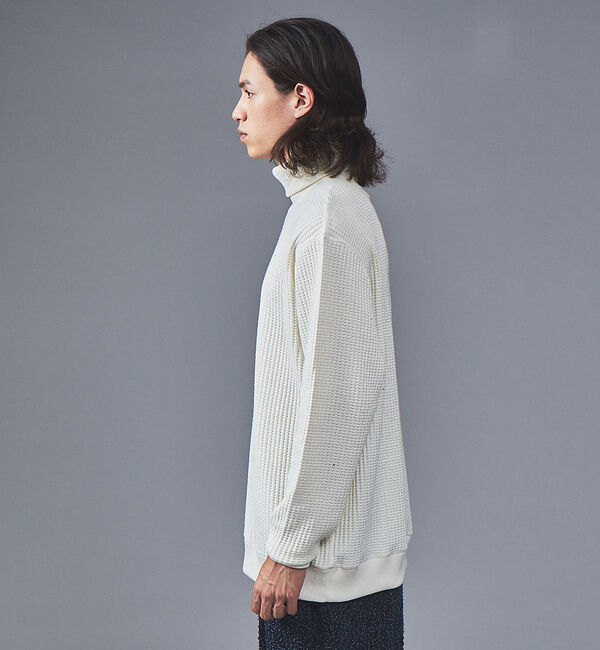 ABAHOUSE「【JEMORGAN/ジェーイーモーガン】ビックワッフル タートルネック カットソ」|Tシャツ・カットソー|