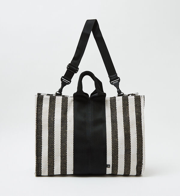 ABAHOUSE「【L.E.D.BITES】2way トートボストンバッグ　B-6192」|トートバッグ|ストライプ
