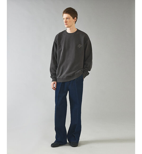 ABAHOUSE「【POLER/ポーラー】EMB PIGMENT DYE CREW/ピグメント加工」|スウェット・ジャージ|