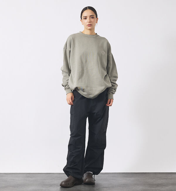 ABAHOUSE「【POLER/ポーラー】EMB PIGMENT DYE CREW/ピグメント加工」|スウェット・ジャージ|