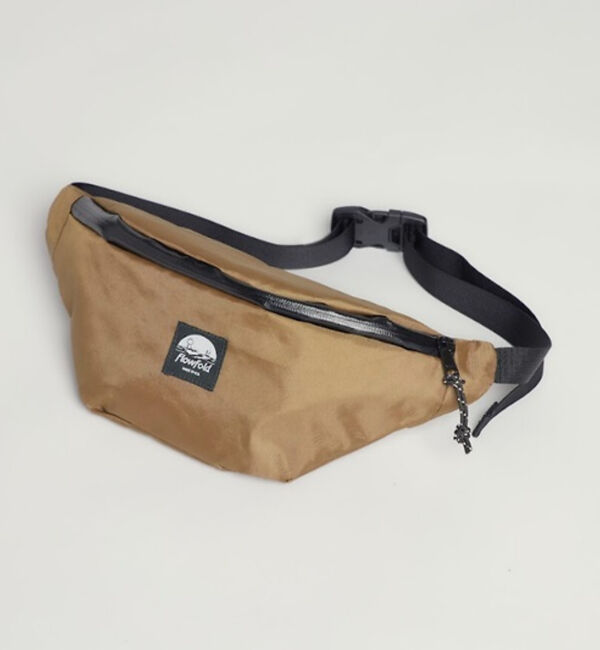 ABAHOUSE「【Flowfold/フローフォールド】Fanny Pack /ファニーバック/ウ」|その他|ダークベージュ