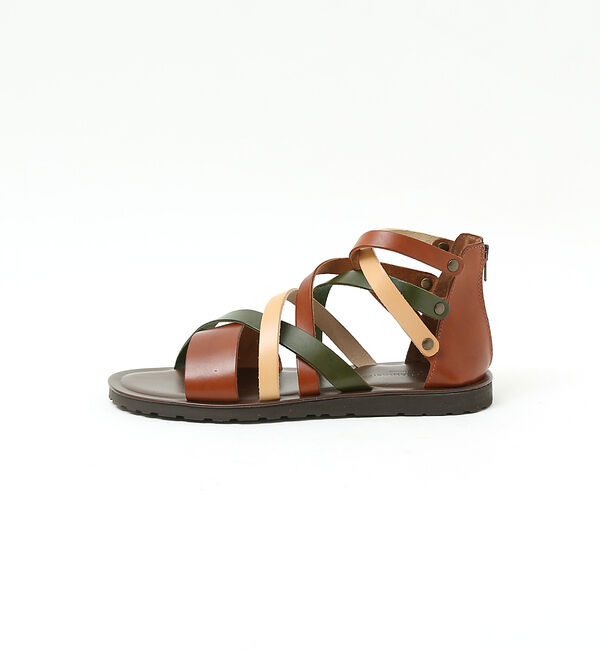 alfredoBANNISTER「マルチクロス グラディエーターサンダル」|サンダル|