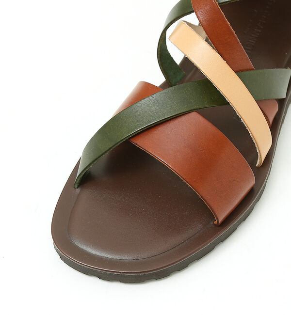 alfredoBANNISTER「マルチクロス グラディエーターサンダル」|サンダル|