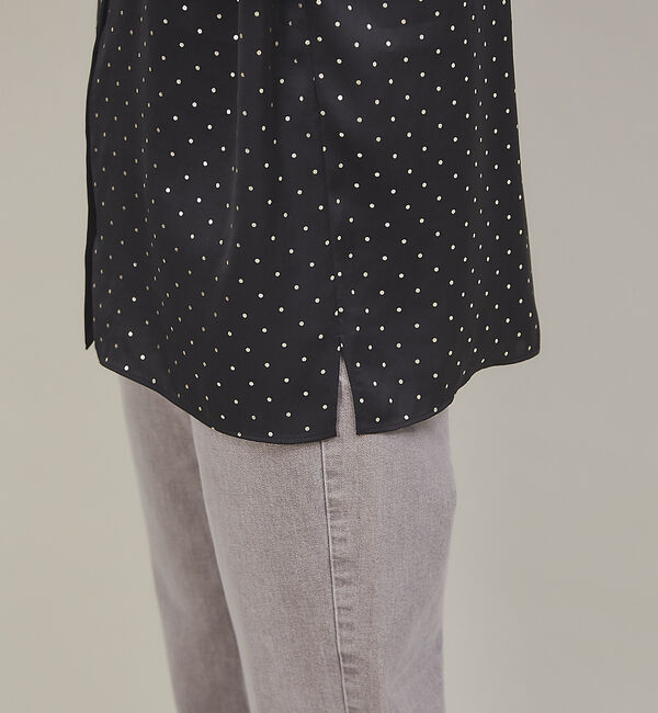 Rouge vif「シャインドットブラウス」|シャツ・ブラウス|