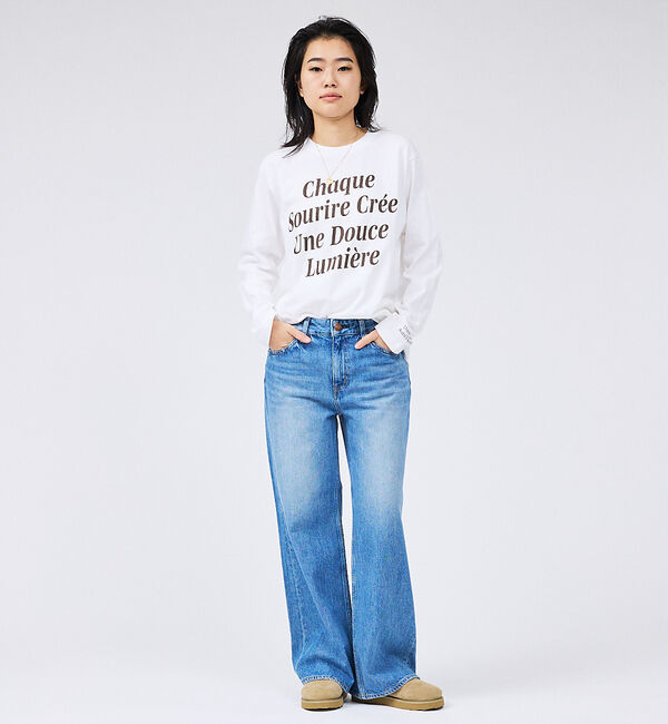 Rouge vif「ロゴロングスリーブTシャツ」|Tシャツ・カットソー|