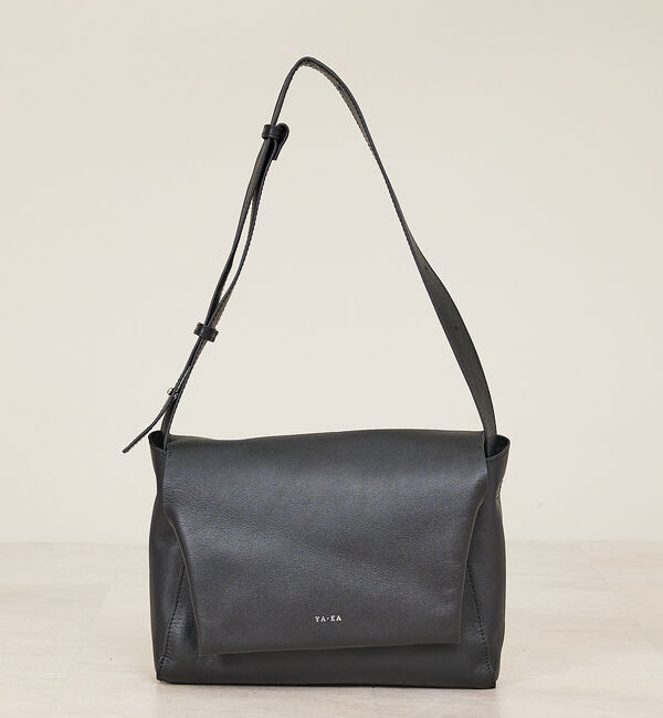 Rouge vif「【YArKA/ヤーカ】ふんわりフラップショルダーバッグ / 本革 / レザー /」|ショルダー・メッセンジャー|