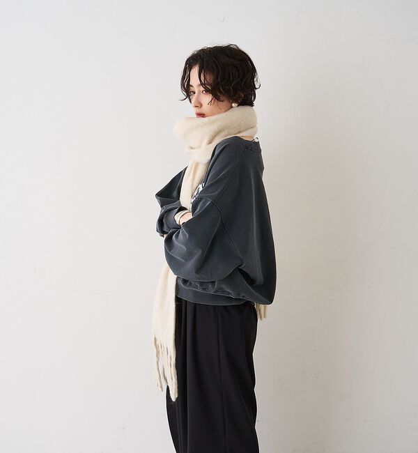 Rouge vif「【一部店舗限定】ボリュームフリンジマフラー/ストール」|マフラー|