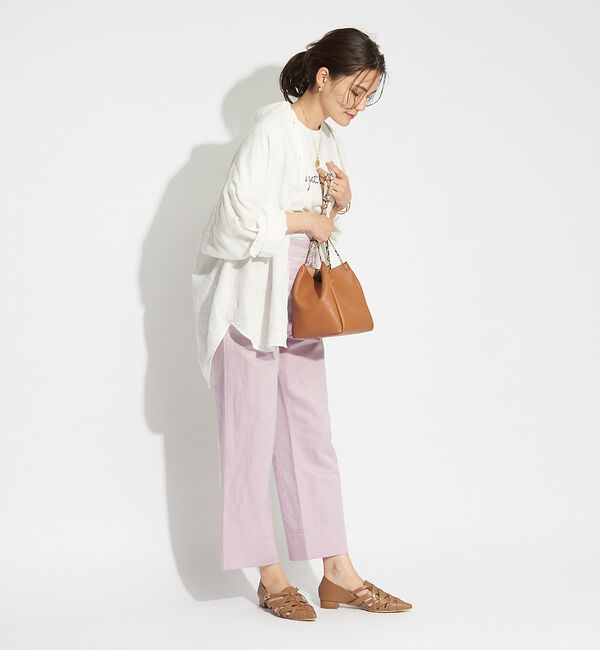 AU BANNISTER「ポインテッドメッシュバブーシュ」|サンダル|