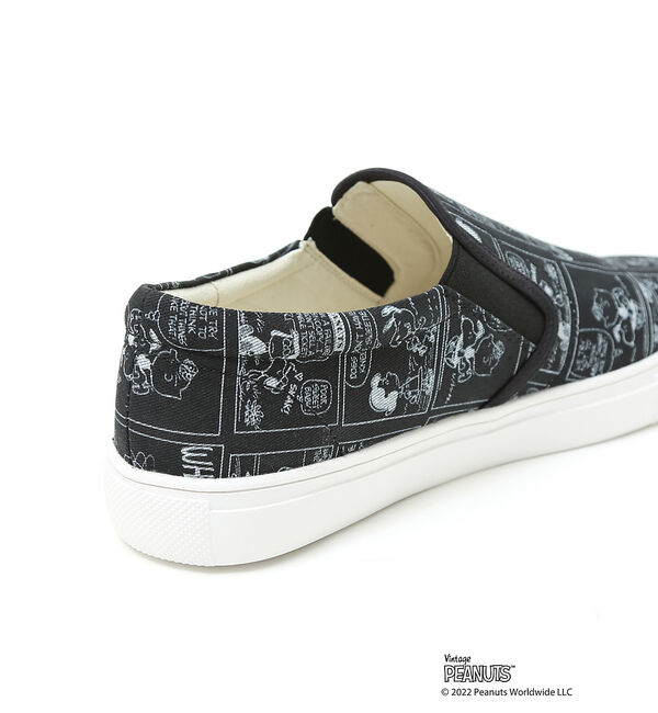 AU BANNISTER「【PEANUTS&times;Au BANNISTER】スヌーピーコラボ スリッポンスニーカ」|スニーカー|