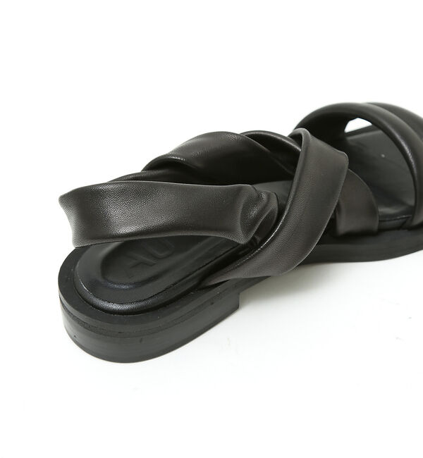 AU BANNISTER「チューブツイストフラットサンダル」|サンダル|