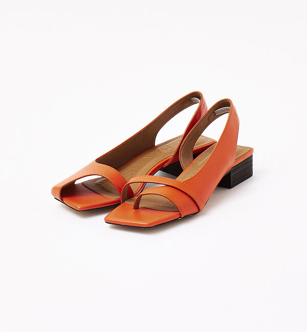 AU BANNISTER「鳳山えり&times;Au BANNISTER　コラボアシンメトリーサンダル」|サンダル|