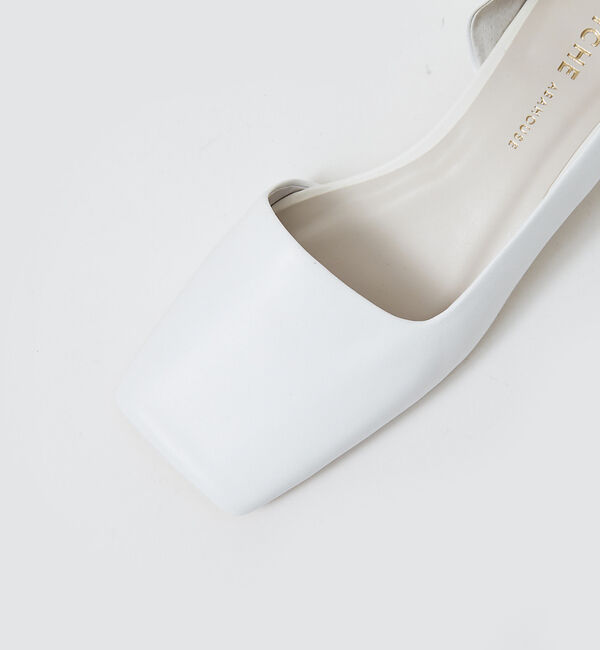 AU BANNISTER「スクエアトゥサイドセパレートパンプス」|パンプス|