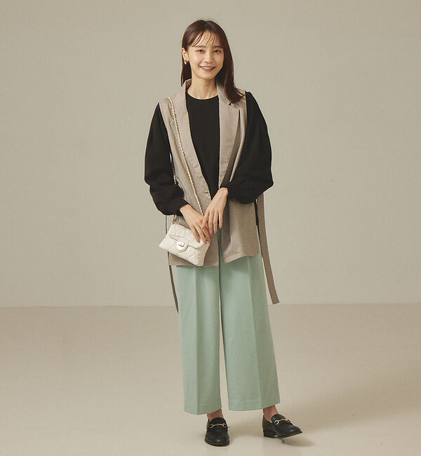 abahouse mavie「【セットアップ対応】カルゼジャージーワイドパンツ」|その他|