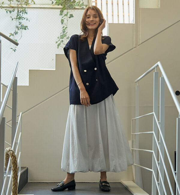 abahouse mavie「【Oggi掲載/WEB Domani掲載】バルーンスカート」|スカート|