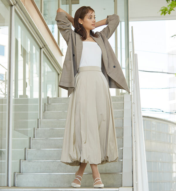 abahouse mavie「【Oggi掲載/WEB Domani掲載】バルーンスカート」|スカート|