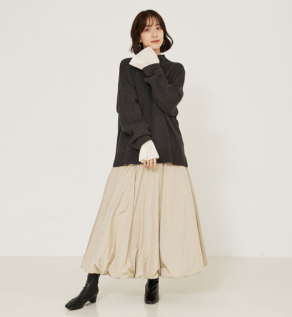 abahouse mavie「【Oggi掲載/WEB Domani掲載】バルーンスカート」|スカート|