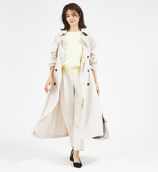 abahouse mavie「ヴィンテージツイルトレンチコート」|トレンチコート|