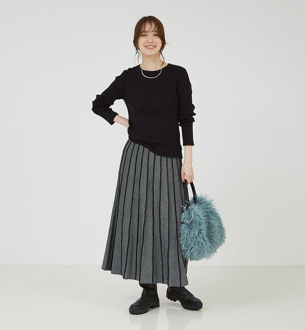 abahouse mavie「ニットジャガードセットアップ」|その他|