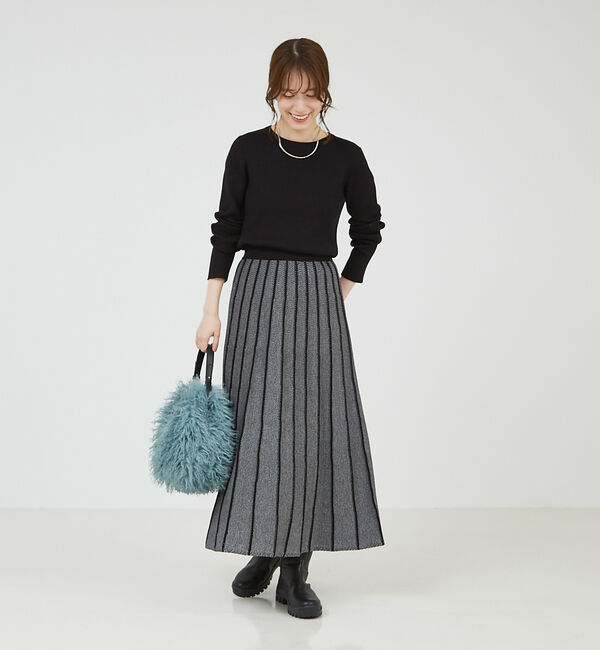 abahouse mavie「ニットジャガードセットアップ」|その他|