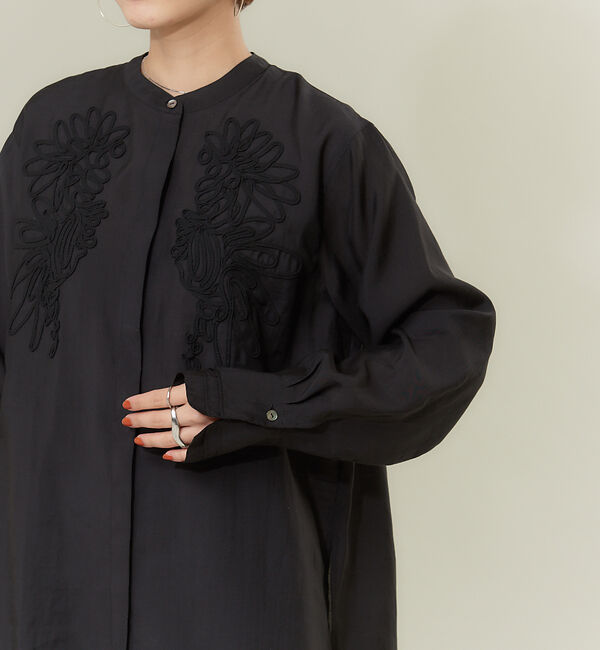 NOMINE「【WEB限定商品】シフォン刺繍ブラウス」|シャツ・ブラウス|