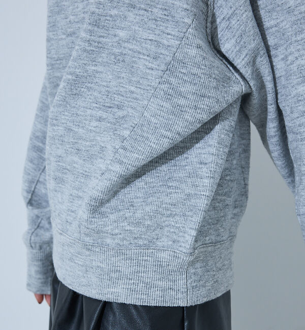 NOMINE「【セットアップ/ユニセックス】スウェットライク ニット プルオーバー」|ニット・セーター|