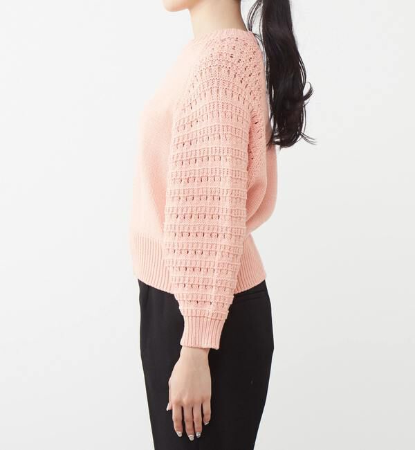 TIARA「柄スリーブニット」|ニット・セーター|