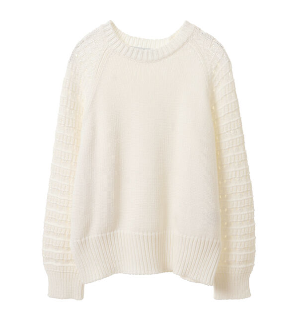 TIARA「柄スリーブニット」|ニット・セーター|