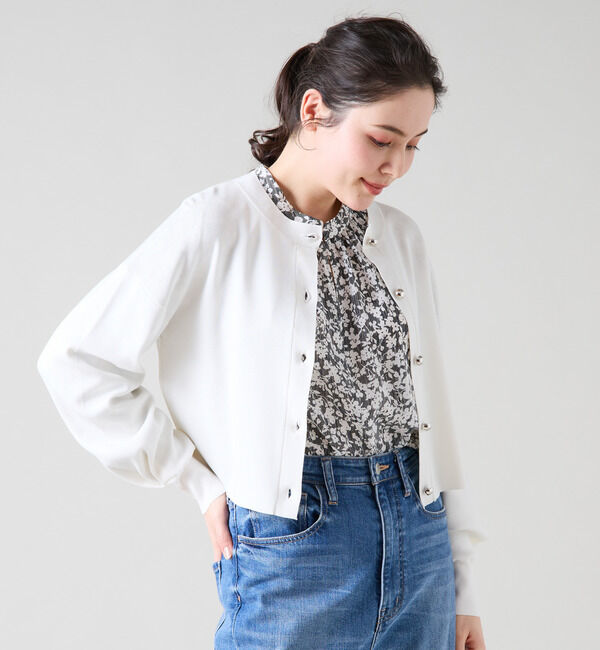 TIARA「シルバーボタンカーディガン」|カーディガン|