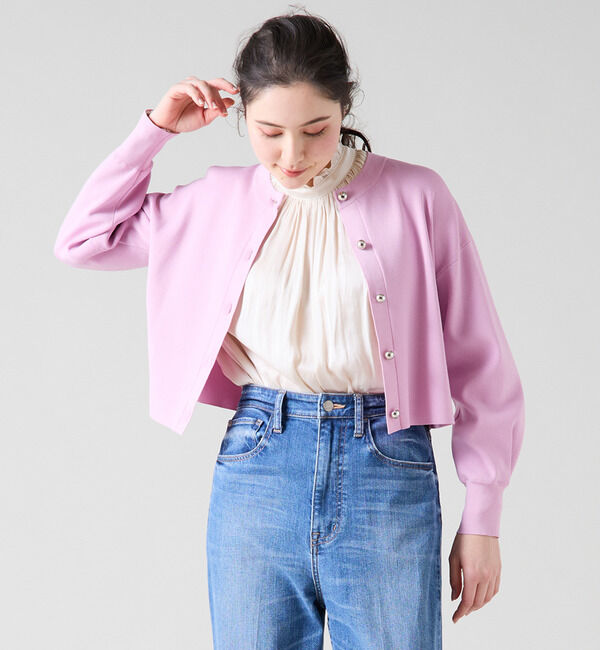 TIARA「シルバーボタンカーディガン」|カーディガン|