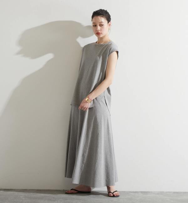 Liesse「バックリング釦ノースリーブカットソー（セットアップ対応）」|Tシャツ・カットソー|