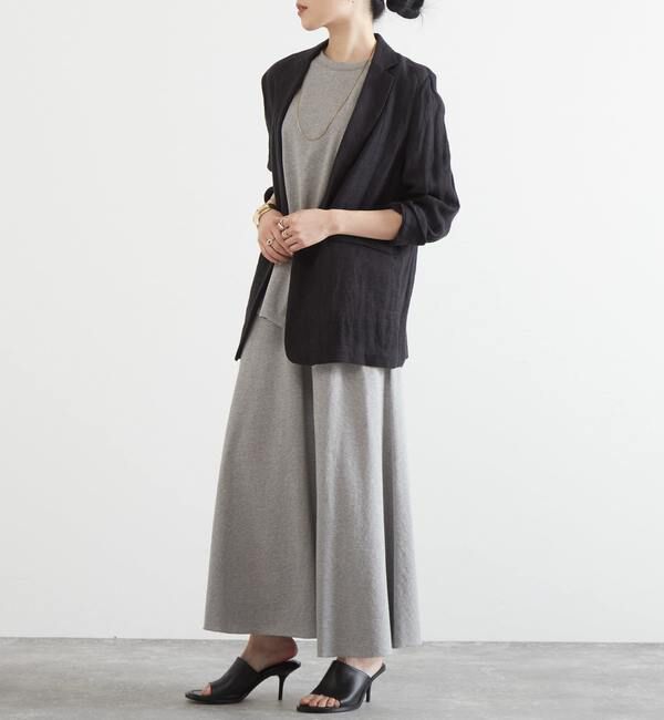 Liesse「バックリング釦ノースリーブカットソー（セットアップ対応）」|Tシャツ・カットソー|