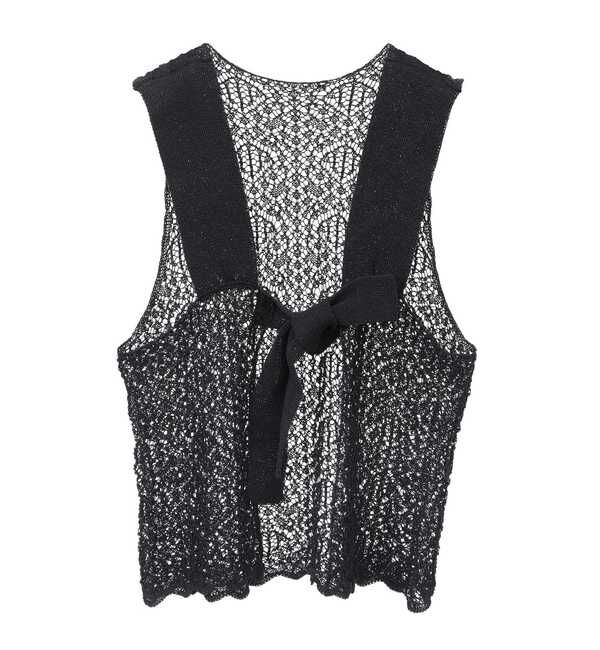 Liesse「【enrica/エンリカ】ニットベストKNIT 225」|ニット・セーター|ブラック